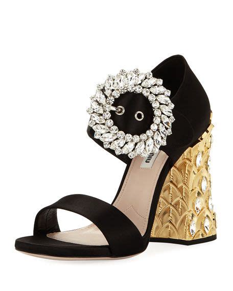 miu miu pineapple sandal|miu michaels shoes.